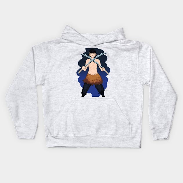 Inosuke V2 Kids Hoodie by Amandaa_arts